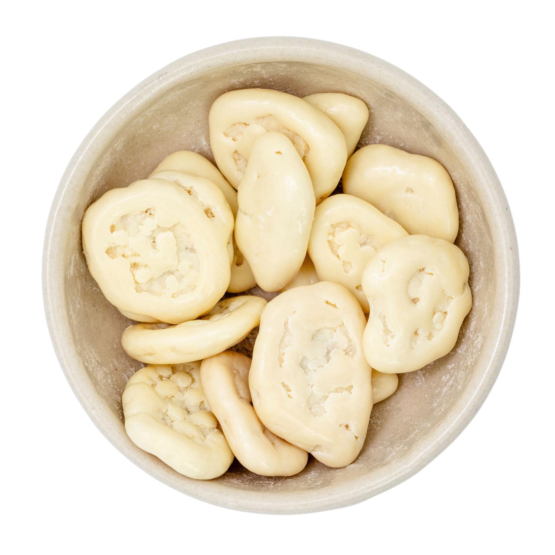 Chips di banana biologici ricoperti di cioccolato bianco 4kg