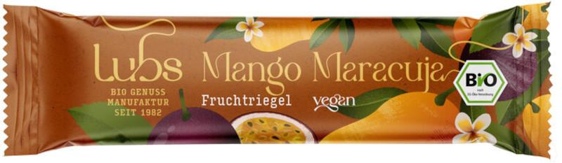 Barretta di frutta Mango Maracuja bio Lubs 25x30g