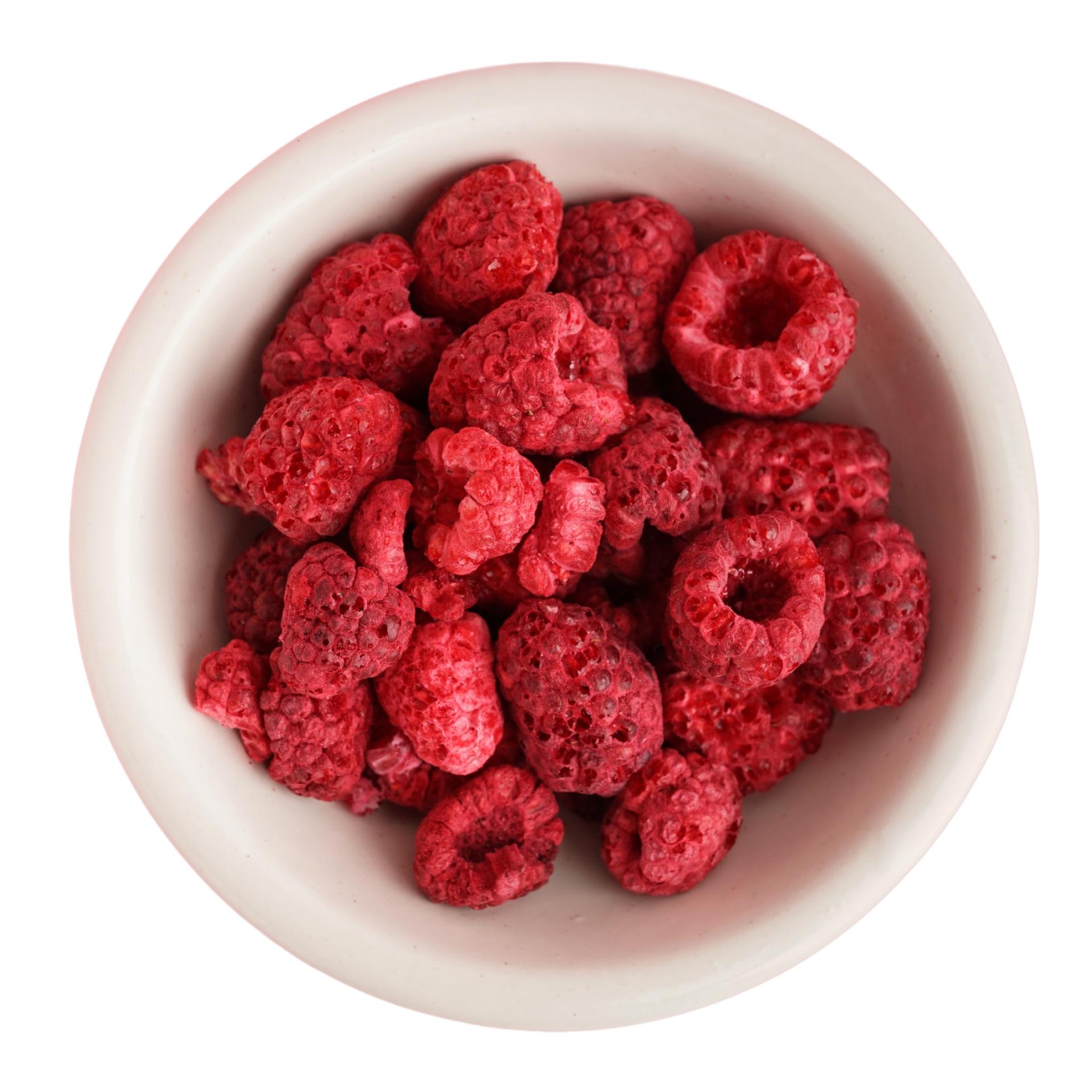 raspberry whole freeze dried organic 100g