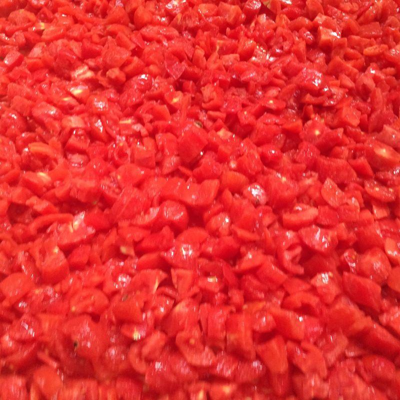 Pezzi di pomodoro bio Latta da 2,5kg, Peso netto 1,5kg
