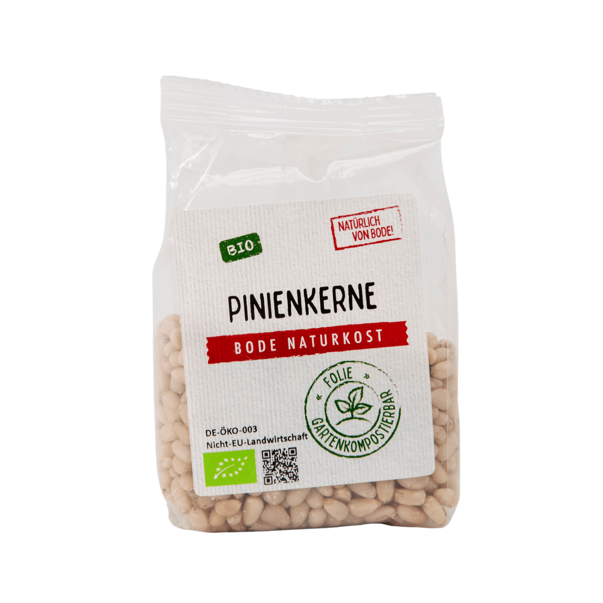 Pinoli biologici, sacchetto compostabile in giardino 6x100g