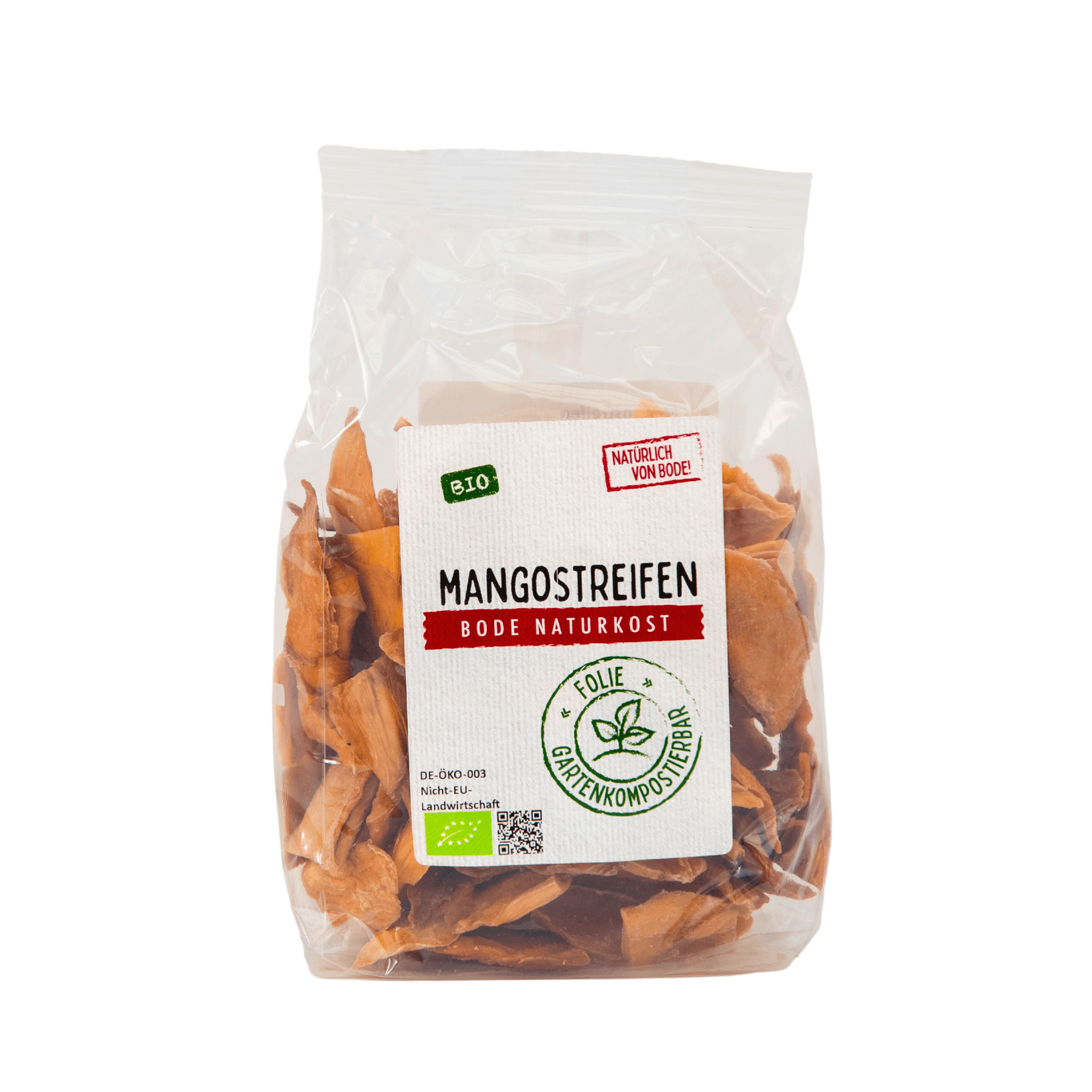 Strisce di Mangostano Biologico, busta compostabile da giardino 6x200g