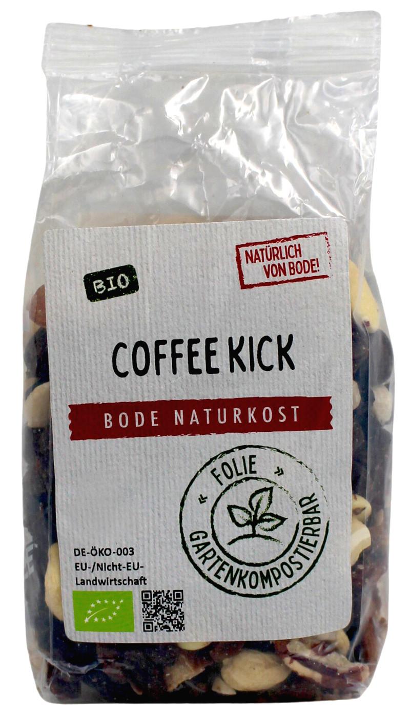 Coffee Kick Biologico (Miscela di Frutta e Noci Espresso) sacchetto compostabile in giardino 6x200g