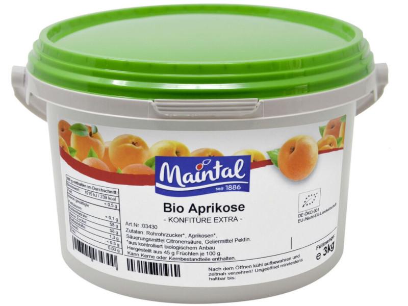 Confettura di albicocche biologiche Maintal 12,5kg con zucchero biologico tedesco