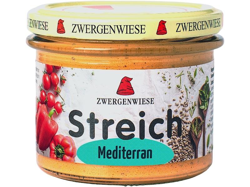 Mediterranea spalmabile bio Zwergenwiese 6x180g, con pomodoro e peperone