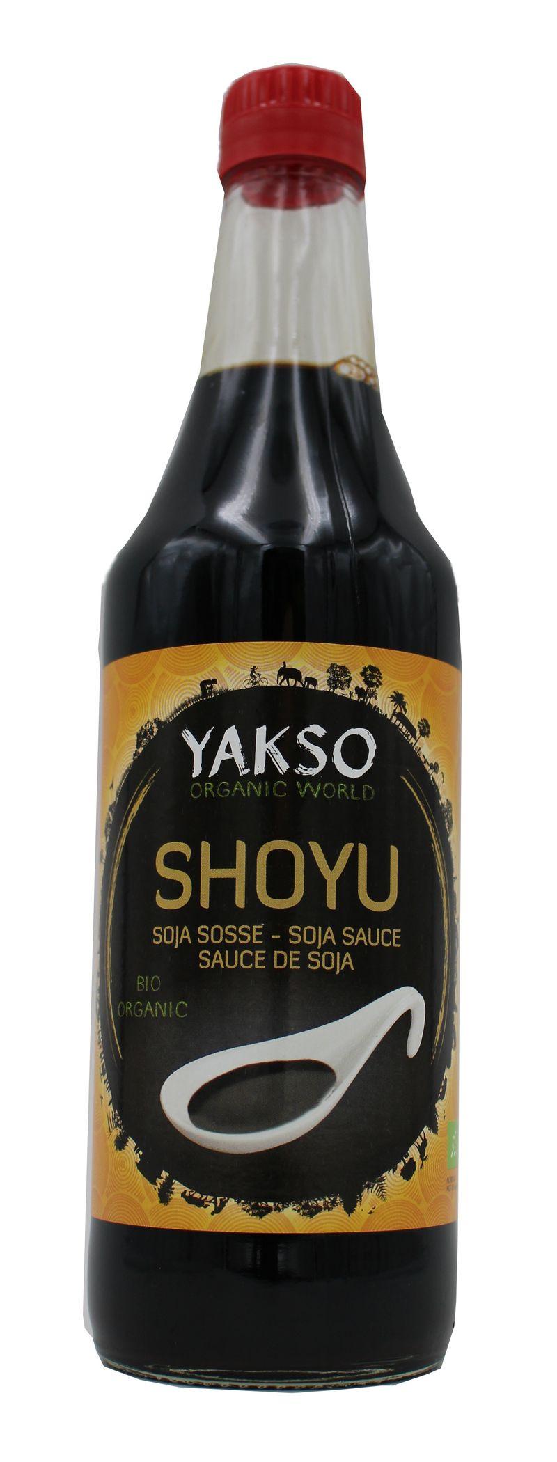 Salsa di soia Shoyu (grano) bio in bottiglia da 500 ml