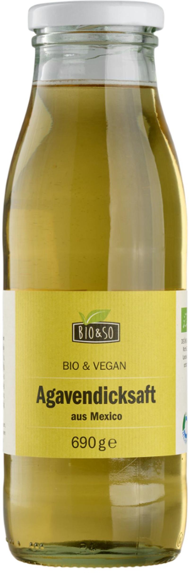 Sciroppo d'agave biologico Bio&So 12x690g