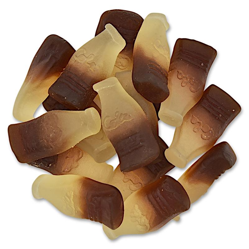 Gomme alla frutta a forma di bottiglia di cola (senza gelatina) bio 2x3kg Bag in Box Bananeira