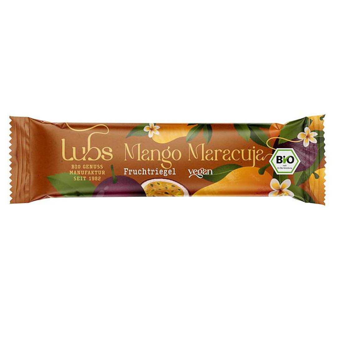 Barretta di frutta Mango Maracuja bio Lubs 25x30g