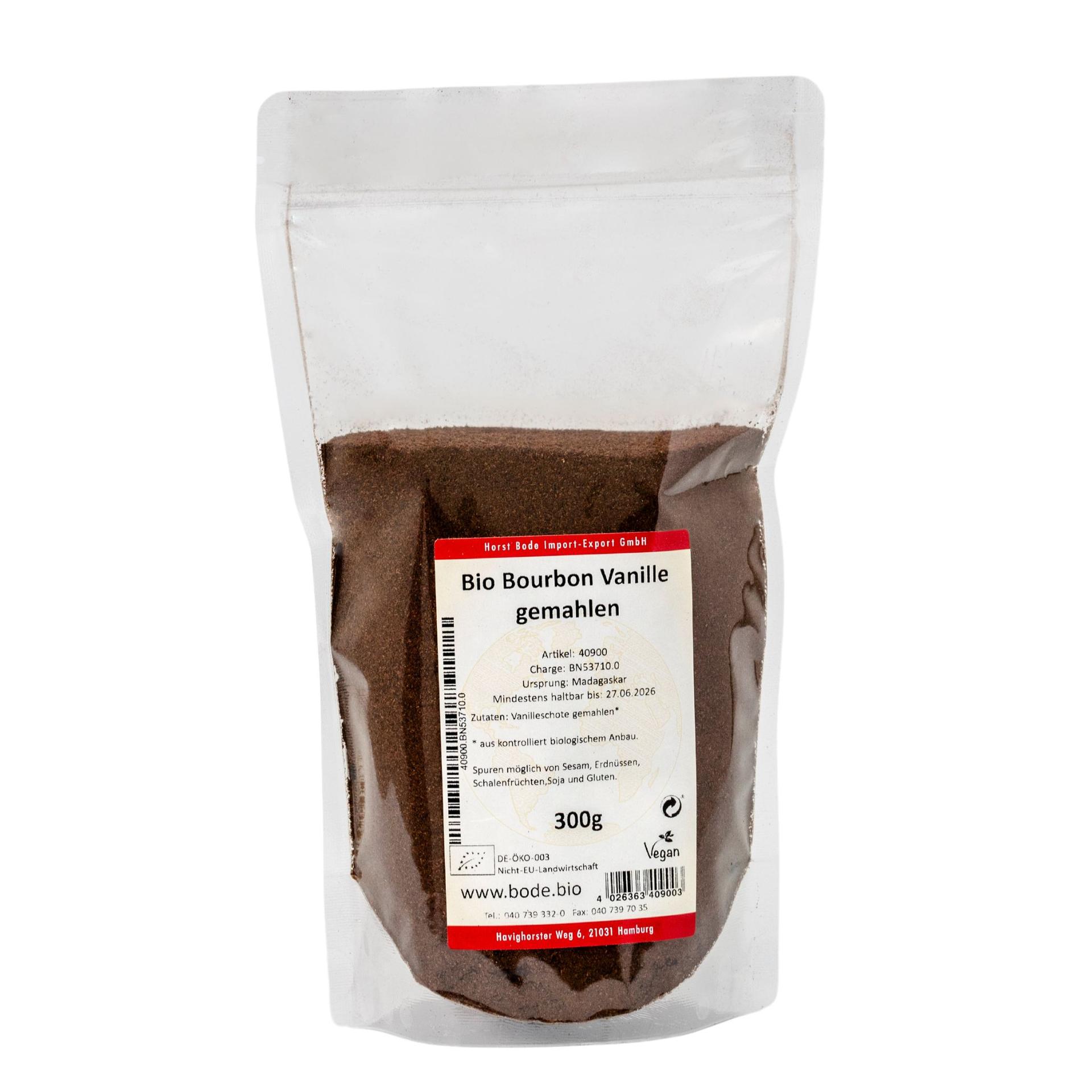 Vaniglia Bourbon macinata bio 300g