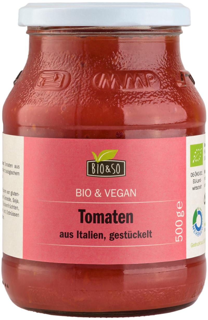 Pomodori a pezzi Bio Bio&So 6x500g