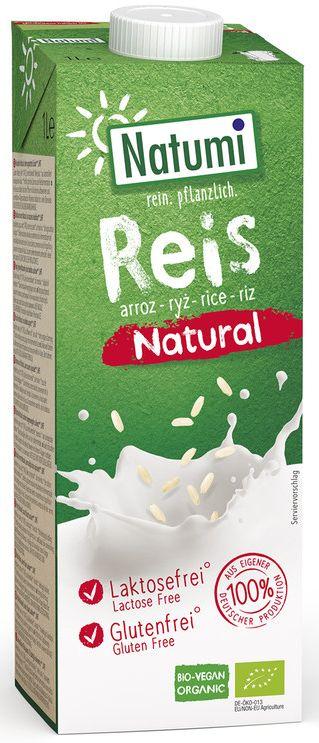Bevanda di riso naturale biologica non zuccherata Natumi 8x1l