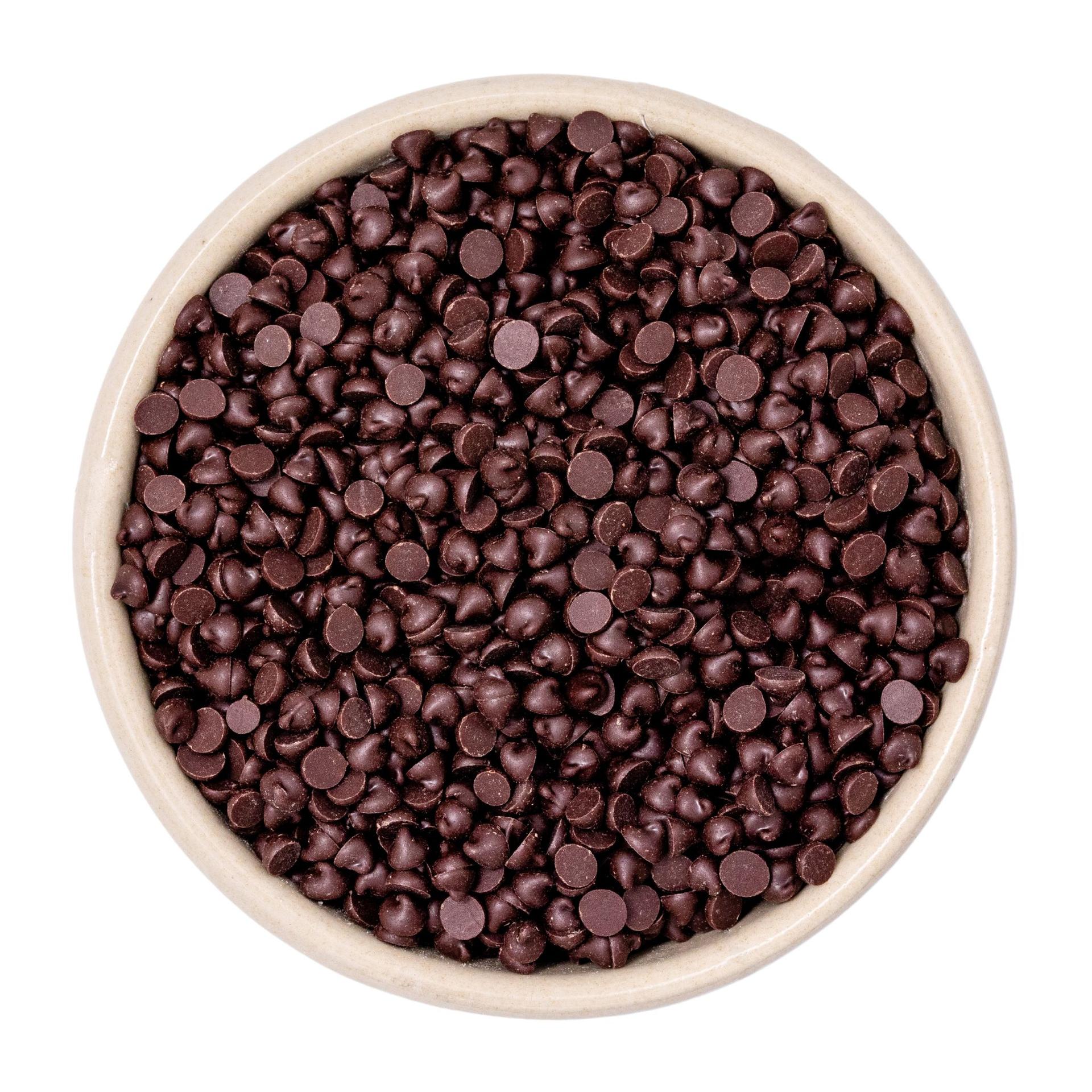 Gocce di copertura al cioccolato fondente Biologico 5-7mm 15kg