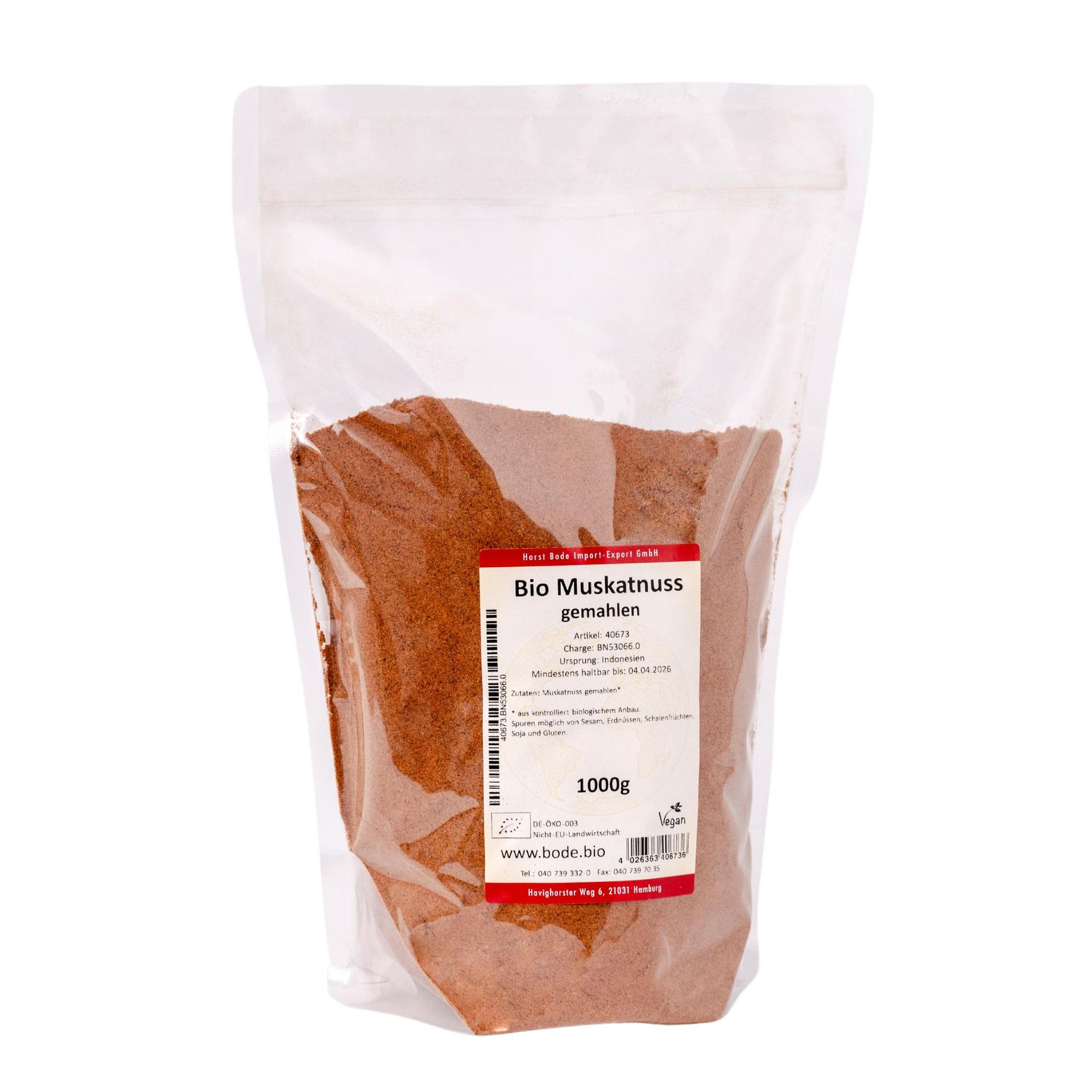 Noce moscata macinata bio 1kg