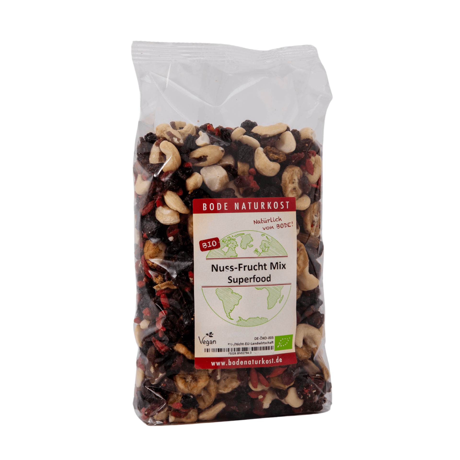 Misto di frutta secca e noci Superfood bio 1kg