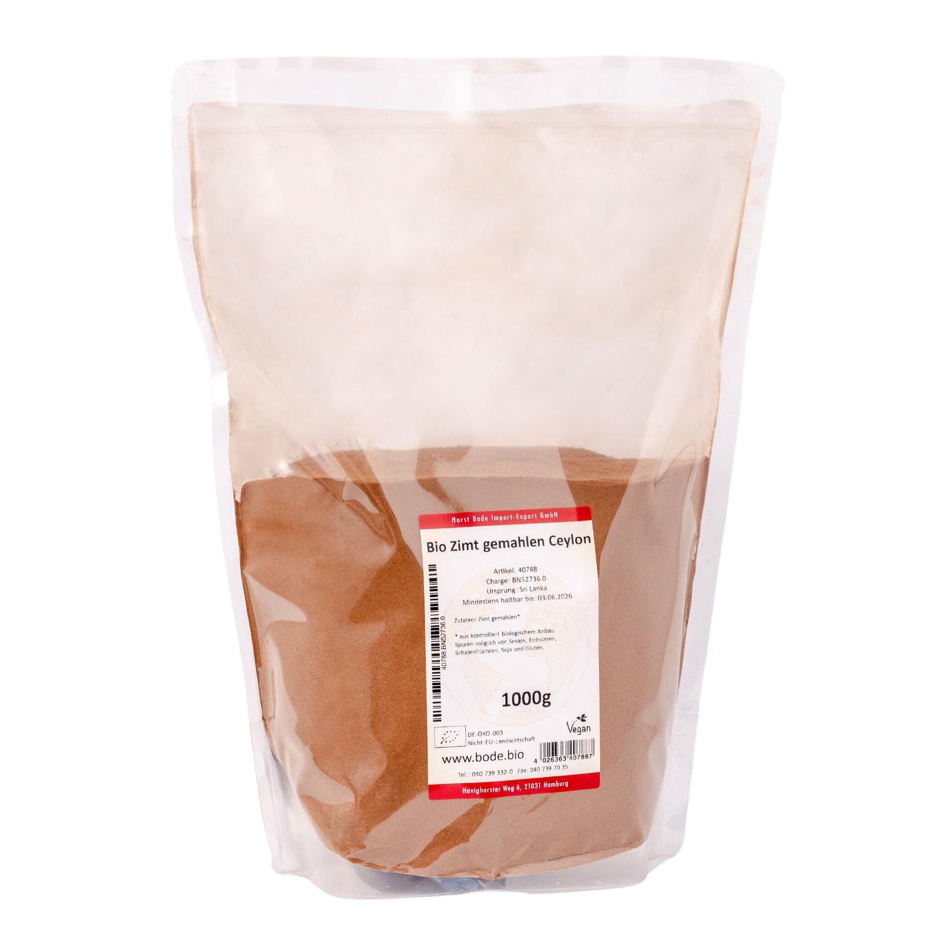 Cannella in polvere Ceylon bio 1kg
