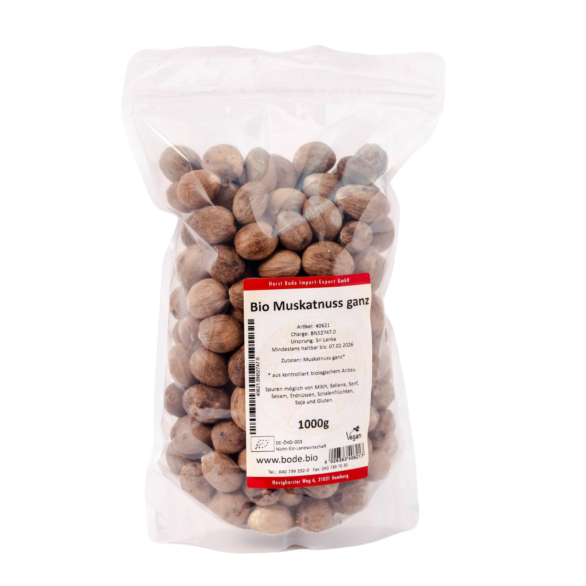 Noce moscata intera bio 1kg