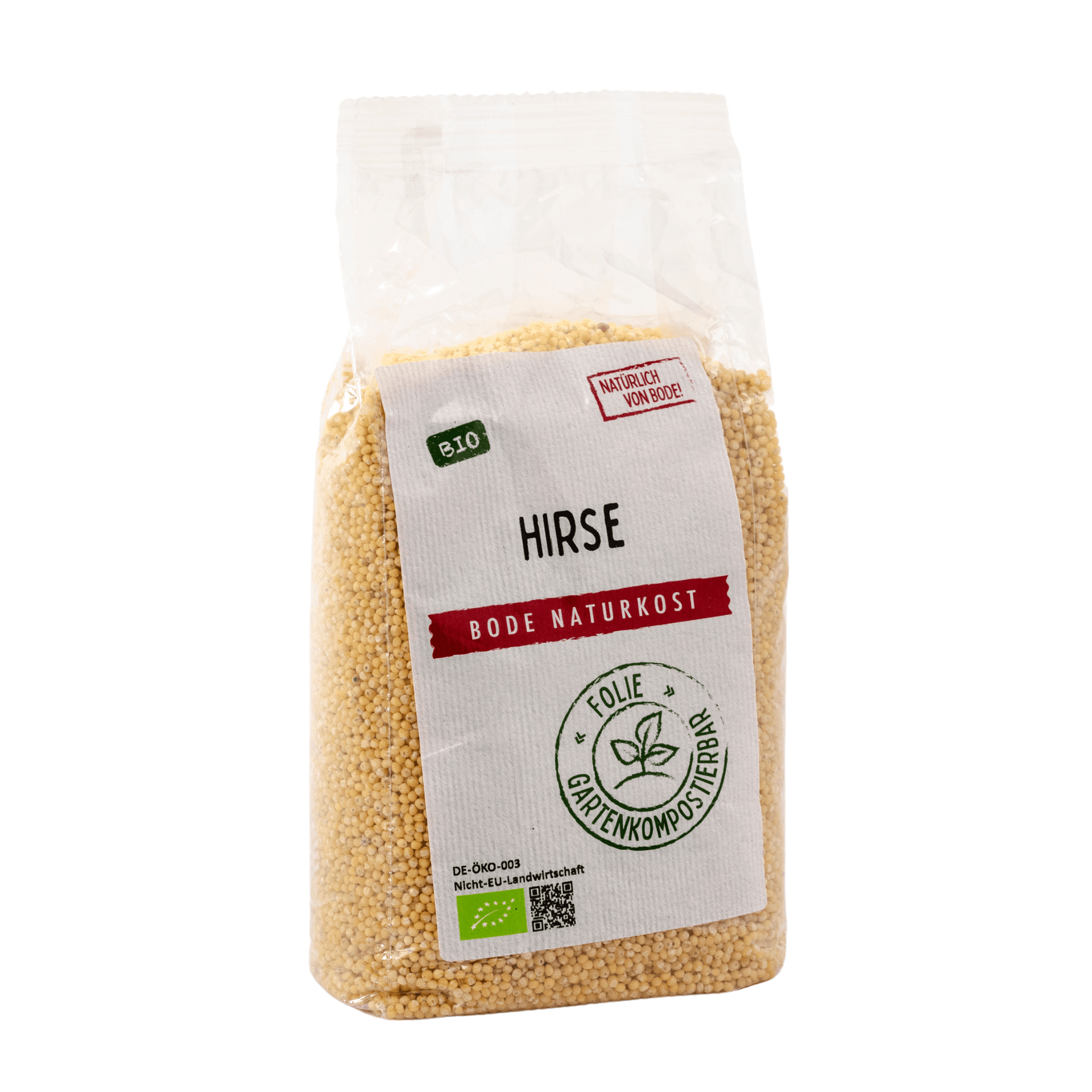 Miglio bio, sacchetto compostabile in giardino 6x500g