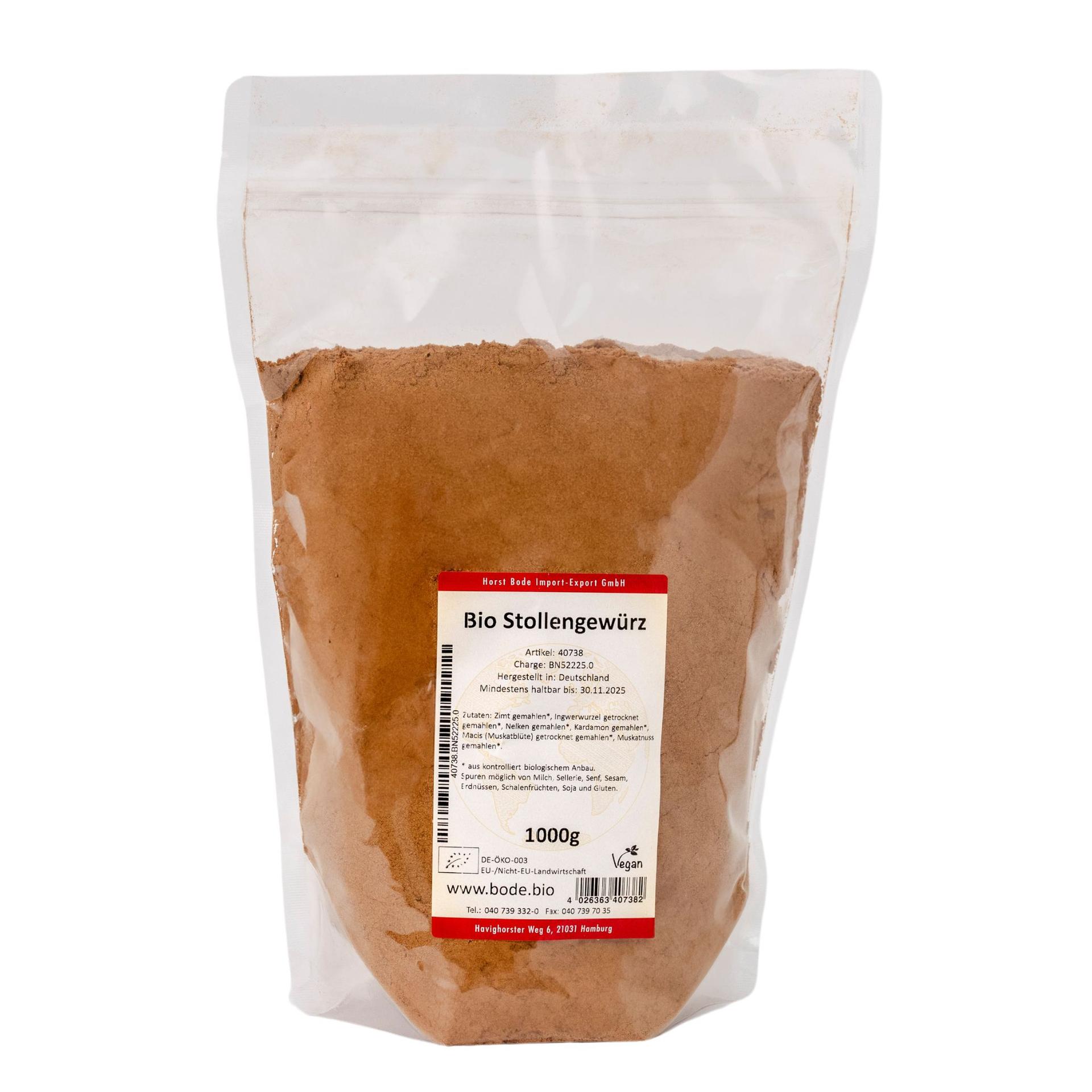 Spezie per Stollen Bio 1kg
