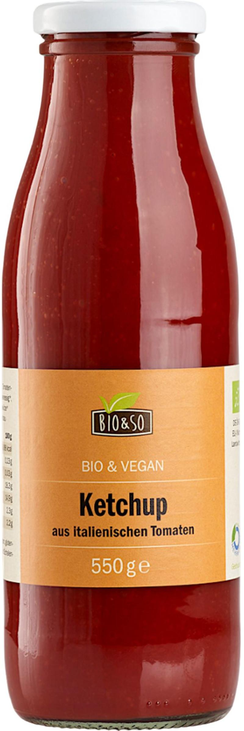 Ketchup Biologico Bio&So 12x550g