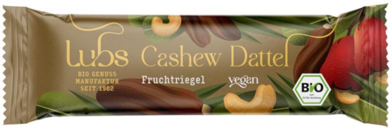 Barretta di frutta Cashew-Dattel Bio Lubs 24x40g