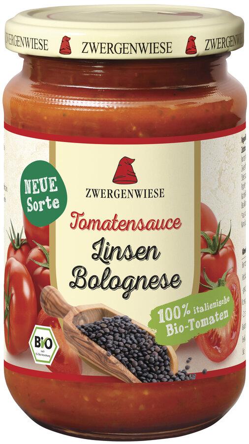 Salsa di pomodoro Lenticchie Bolognese bio 6x340ml Zwergenwiese Biologico